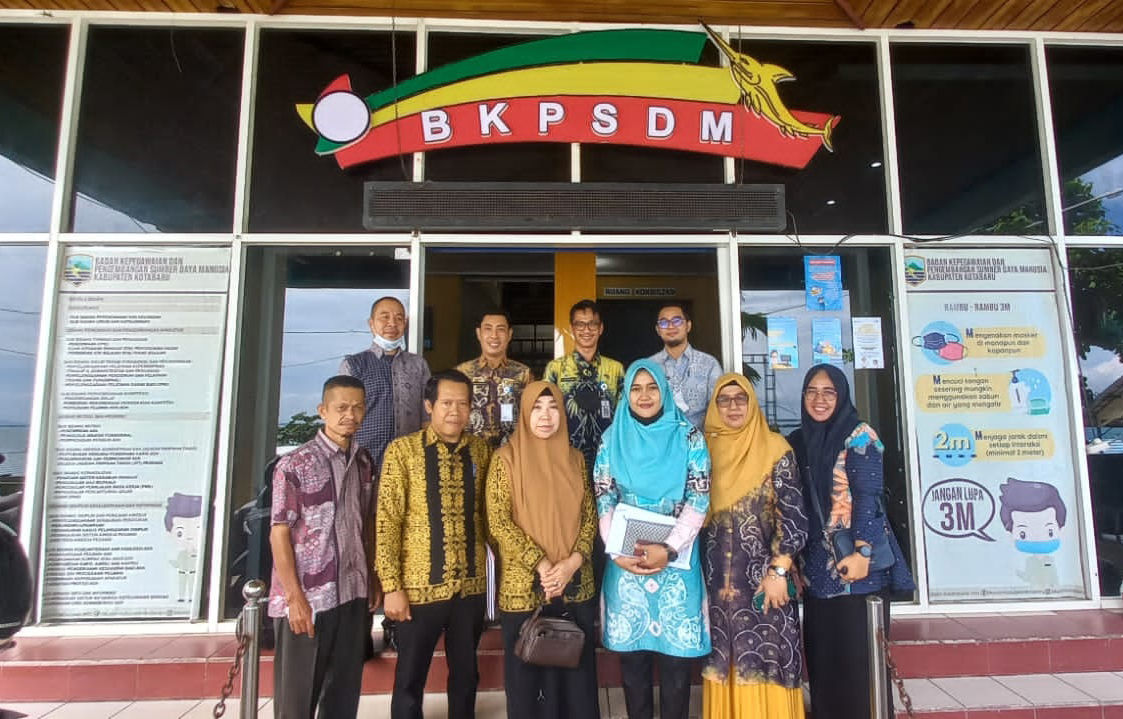 Kunjungan Kerja dan Studi Banding di BKPSDM Kota Baru
