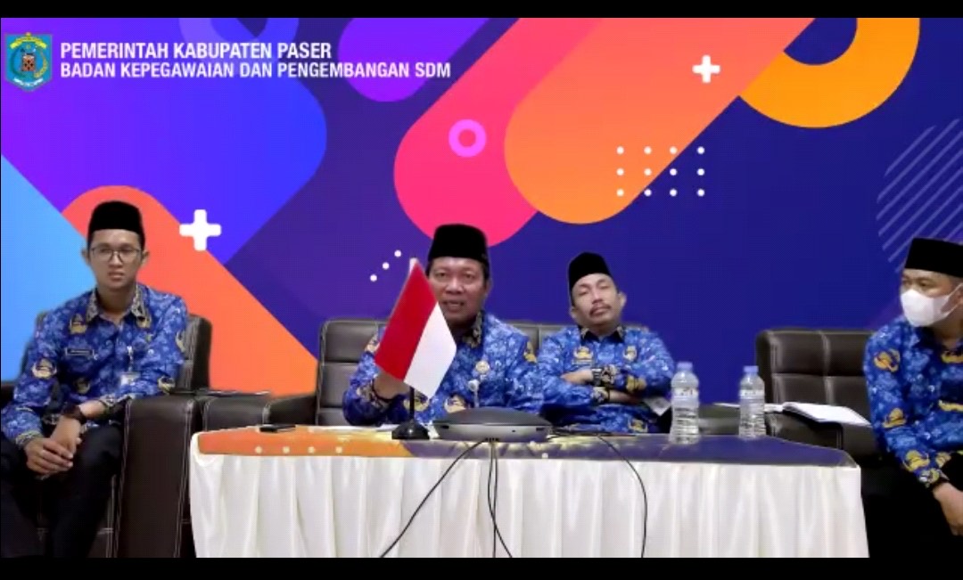 Sosialisasi Persiapan Pelaksanaan LATSAR CPNS Gol. II Kab. Paser TA. 2022