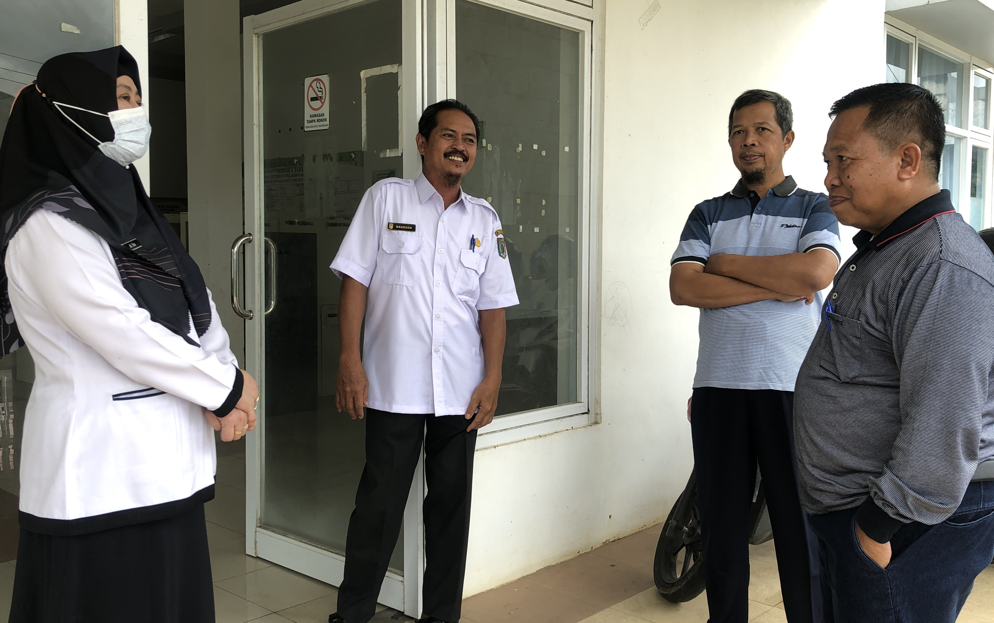 Monitoring Kepala BKPSDM Ke RS Pratama Kerang